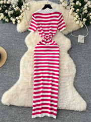 Vintage Striped Dress