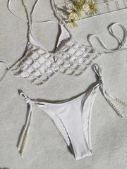 Sexy White Bikini Set