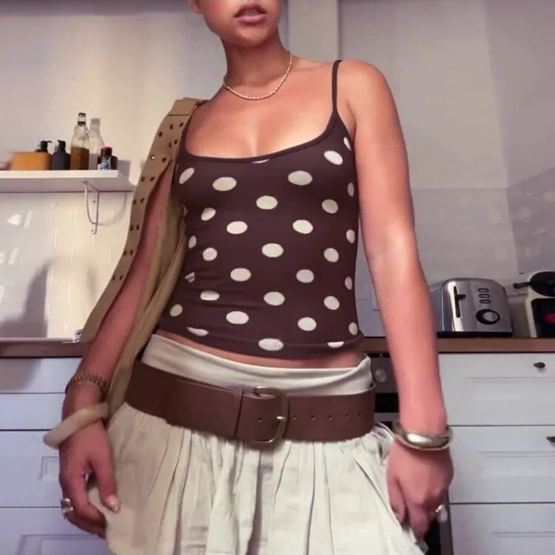 Polka Dot Cami Top