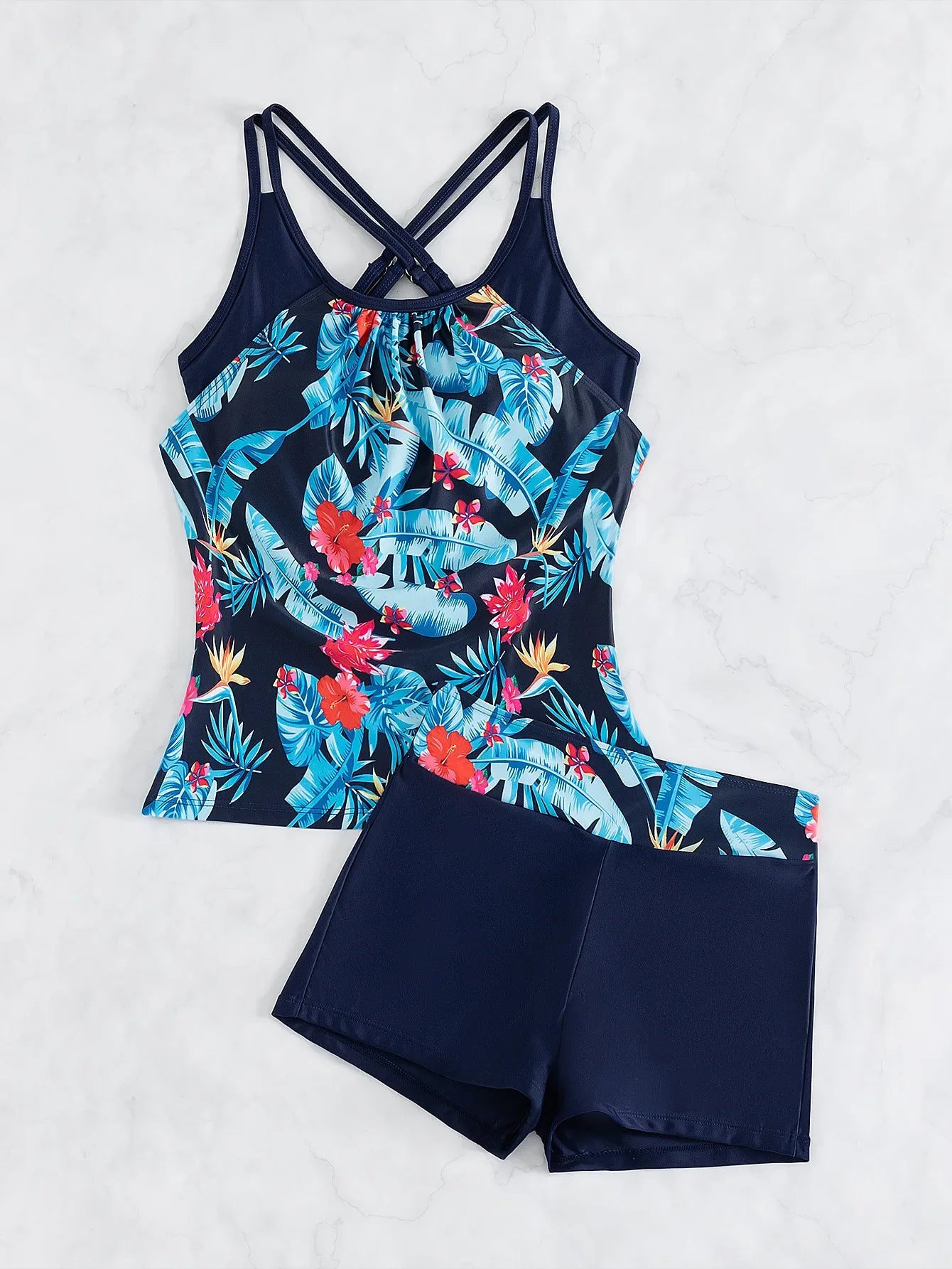 Women's Conservative Two Piece Swimsuit