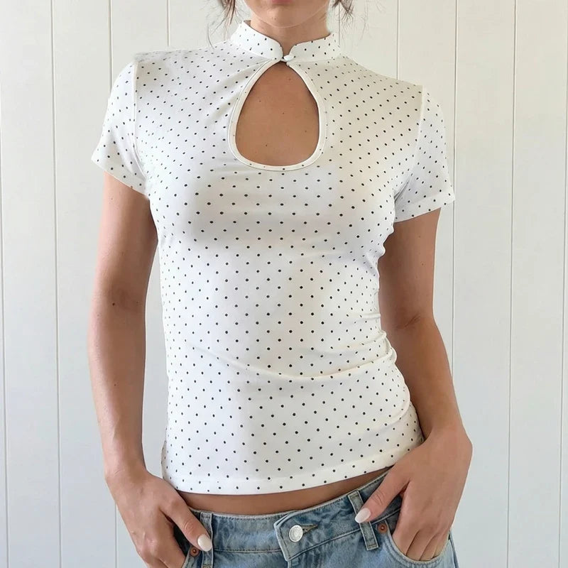 Vintage Going Out Cropped Tops