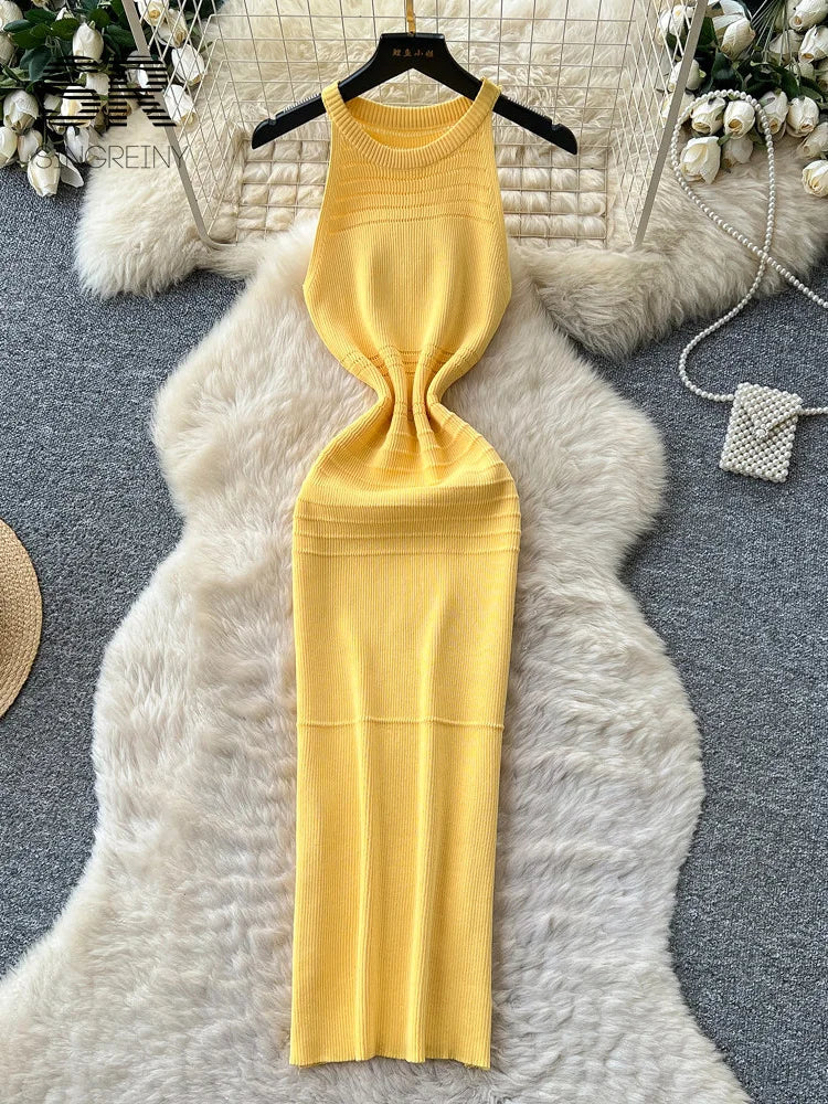Stretchy Knitted Dress