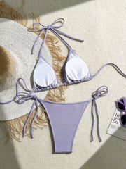 Halter Shell Starfish Push Up Bra Beach Bathing Suit Micro Swimsuit