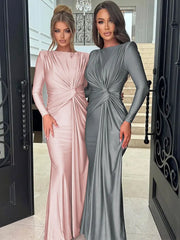 Elegant Ruched Maxi Dress