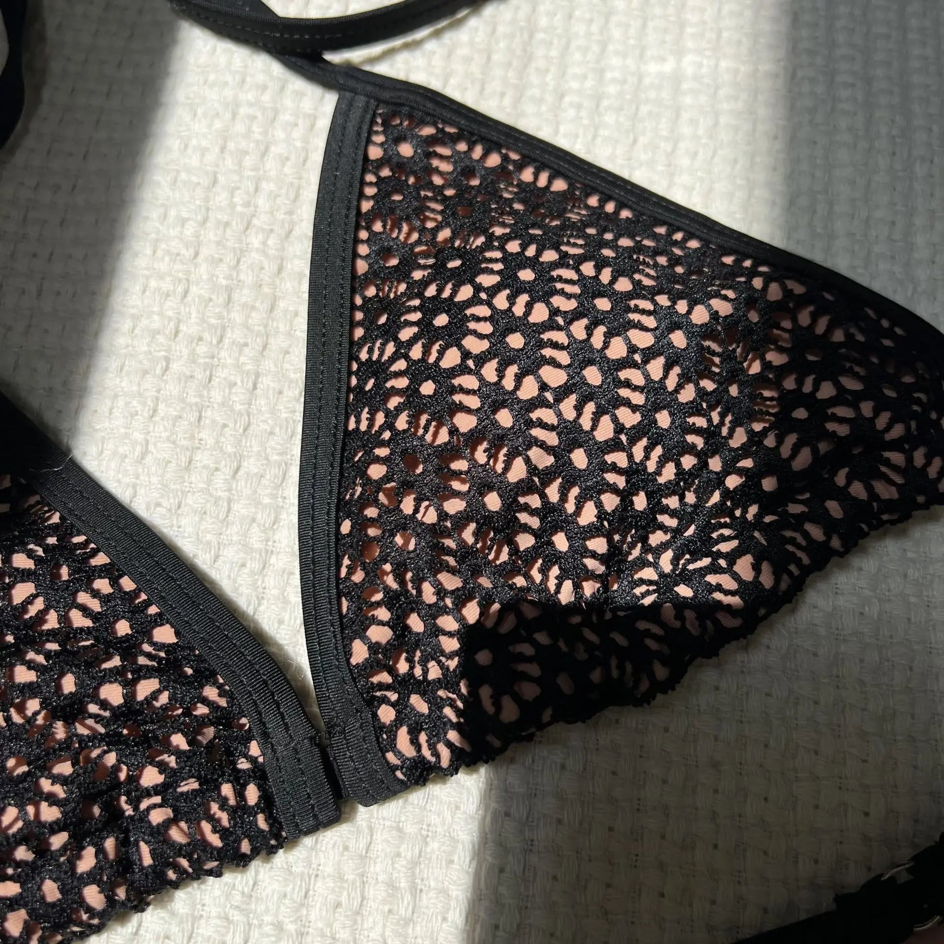 Women's Hollow Perspective Sexy Bikini Set