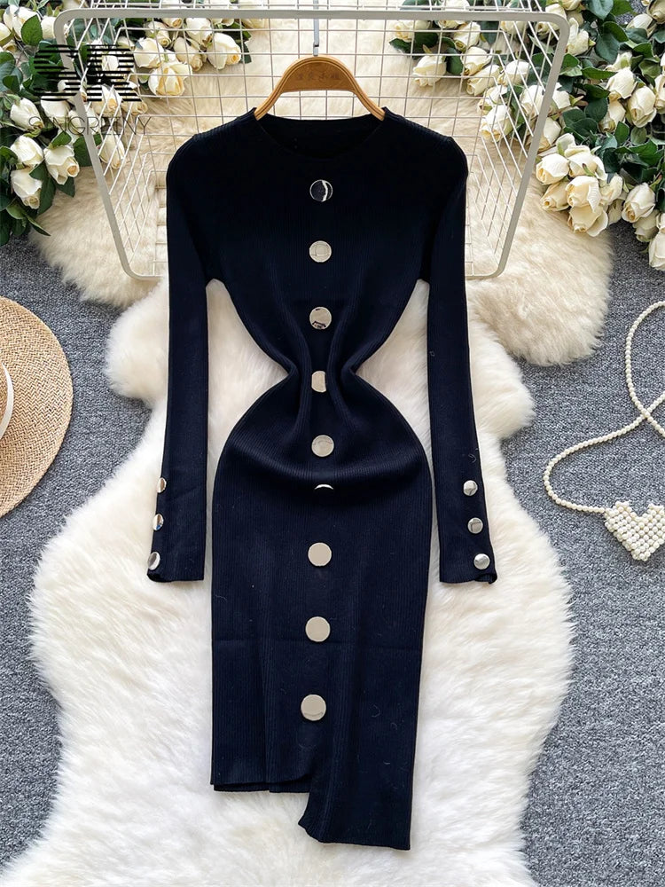 Bodycon Warm Knitted Dress