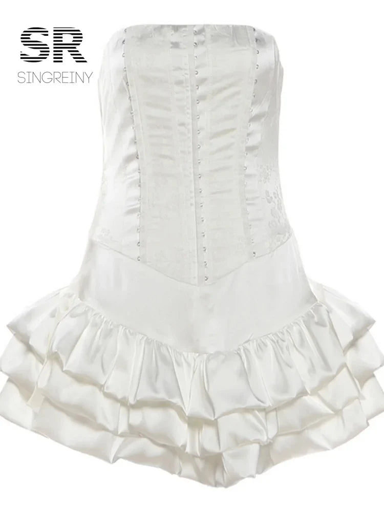 Ruffles Balloon Dress
