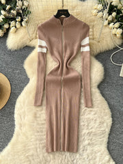 Korean Style Slim Warm Dress