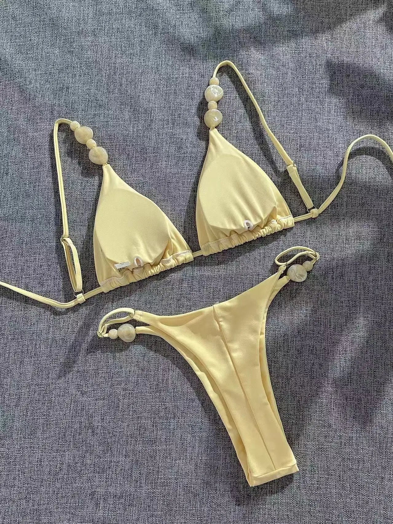 Sexy Pearls Strap Micro Bikini