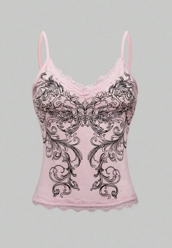 V Neck Cami Tank Top