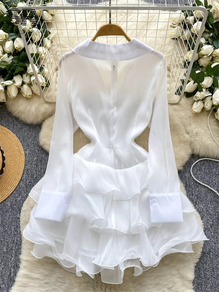 3D Flower Beach Short Dress