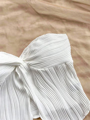 Twist Knot Front Crop Top
