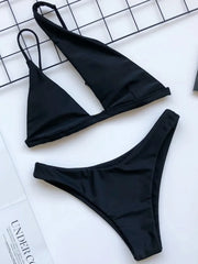 Asymmetric One Shoulder Bikini