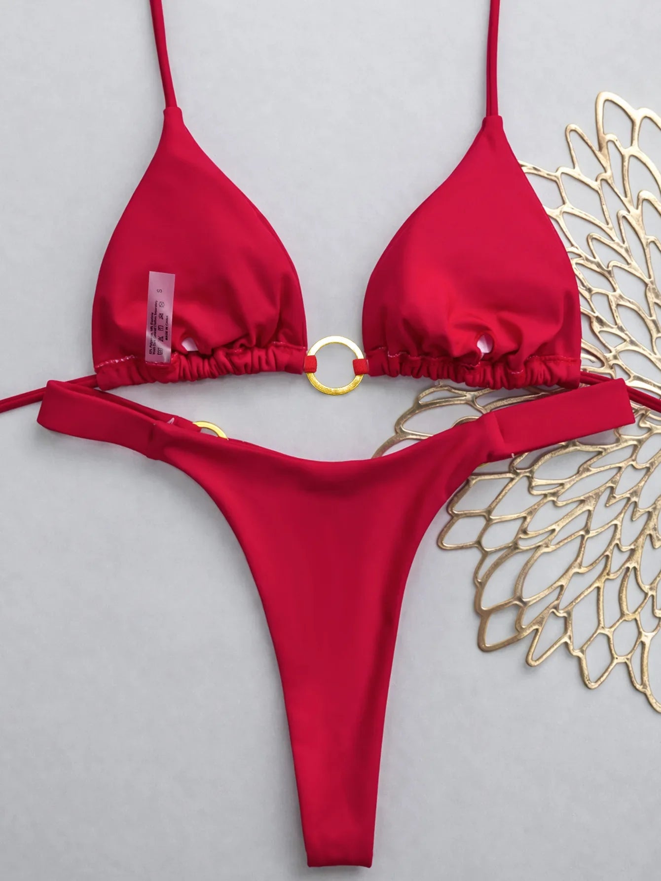 Sexy Red Micro Bikini Set