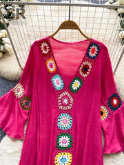 Embroidery Bohemian Dress
