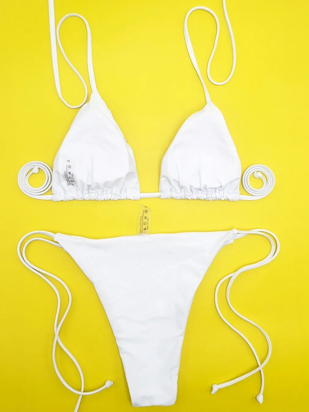 Sexy Sequin Sunflower Ornament Bikini Set