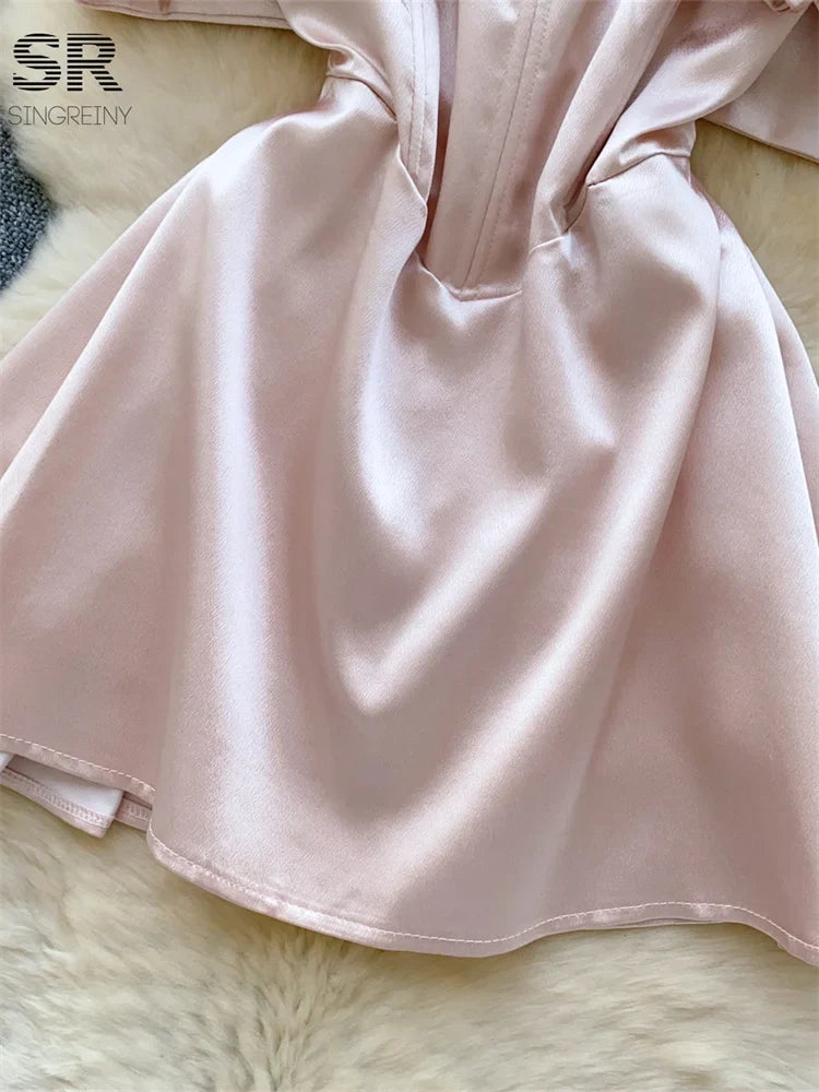 Birthday Party Satin Dress