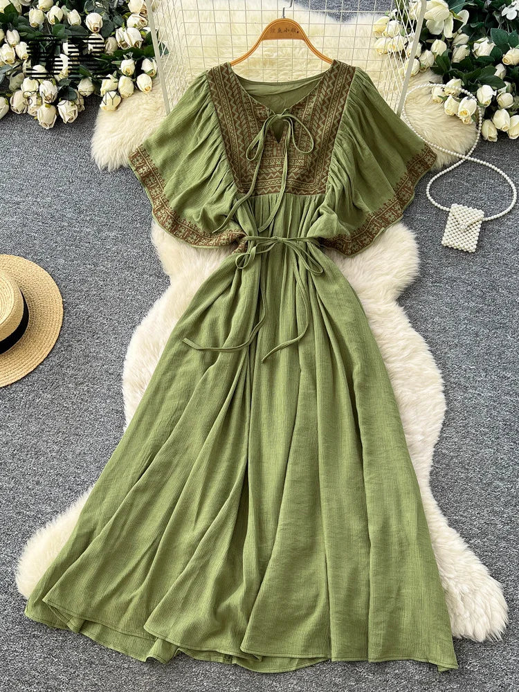 Bohemian Vacation Casual Dress
