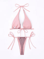 Shiny Purl Bikini Set