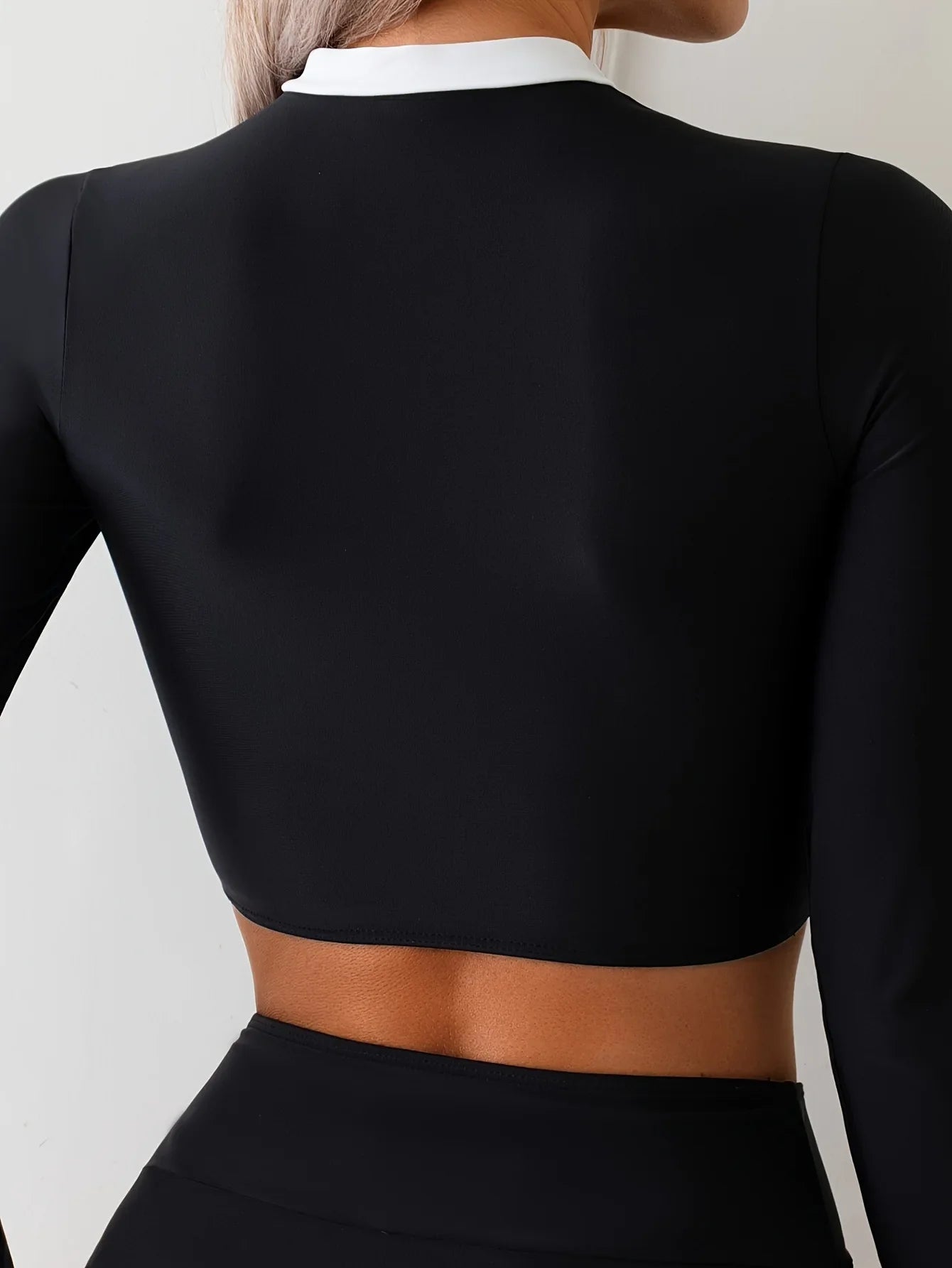 Vintage Black Contrast Bikini