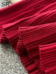 Elegant Knitted Party Dress