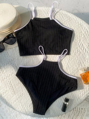 Sexy Black Two Piece Swimsuit