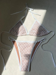 Women's Hollow Perspective Sexy Bikini Set