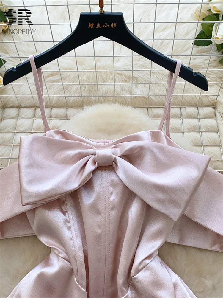 Birthday Party Satin Dress