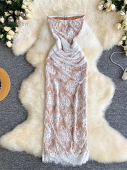 Lace Feminine Bodycon Dress