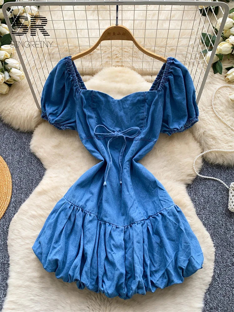 Denim Bud Dress