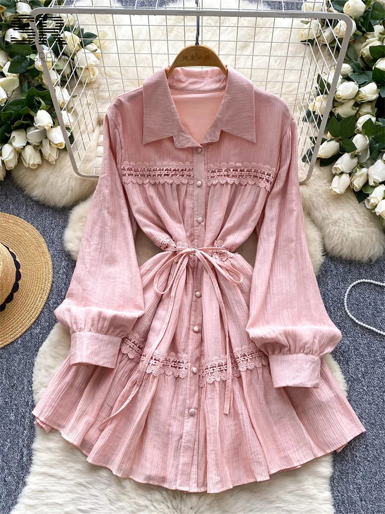 Gentle Korean Shirt Dress