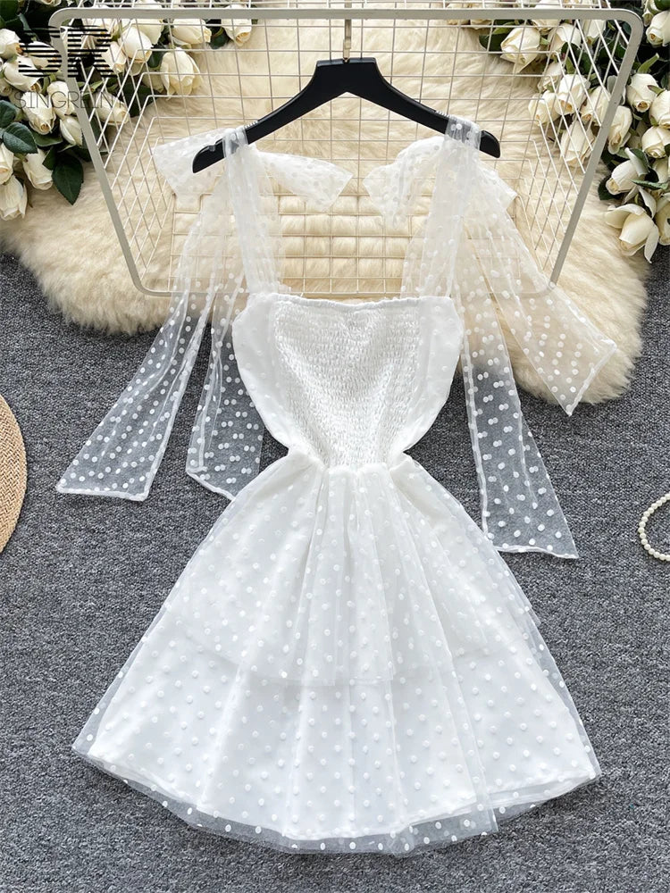 Sweet Polka Dot Party Dress