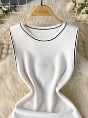 Basic Stripe Knitting Dress