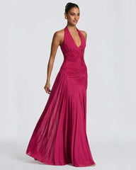 Halter Sexy Bodycon Maxi Dress