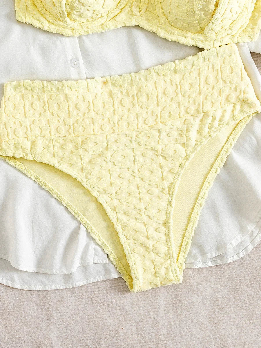 S - XL V Shaped Underwired Female Swimsuit