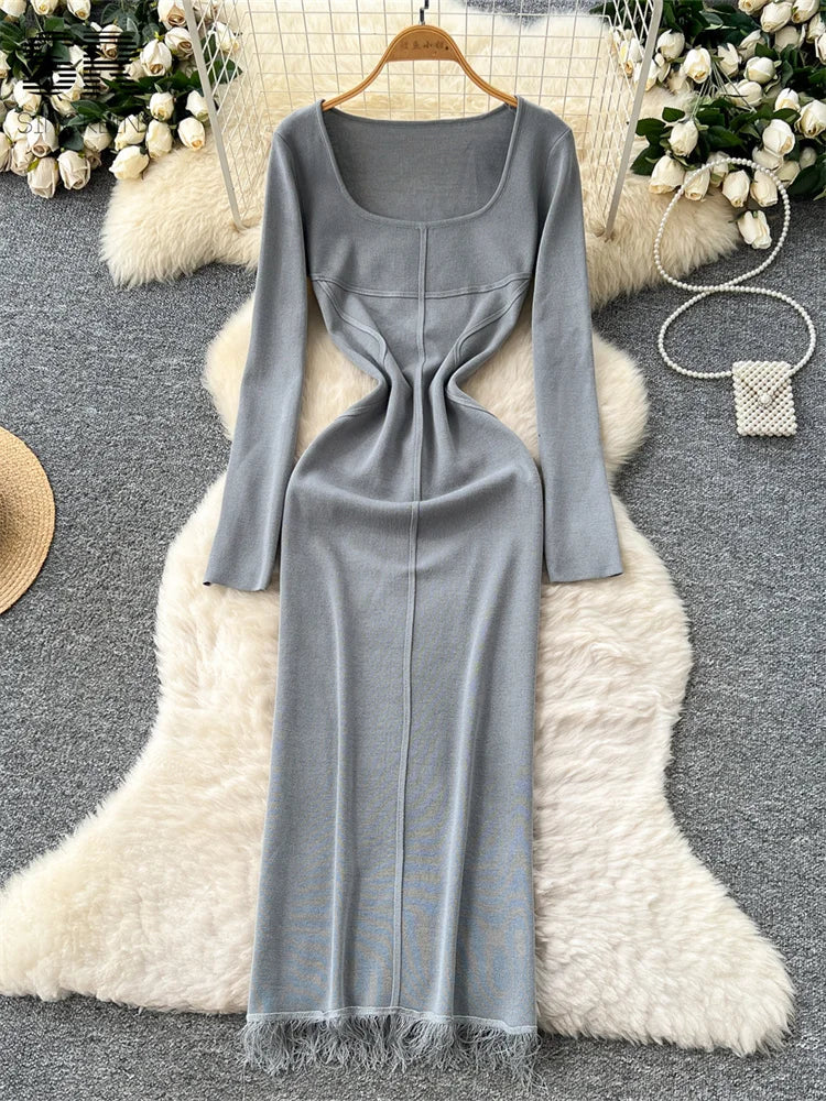 Autumn Tassel Dress