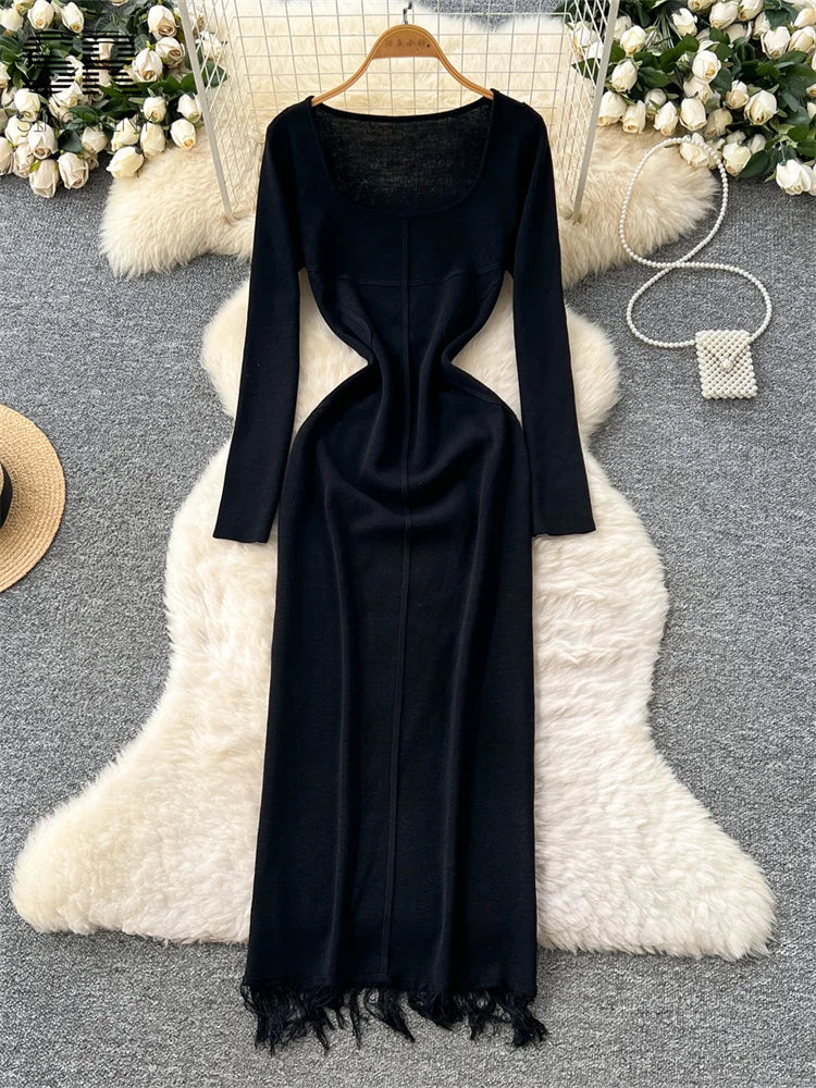 Autumn Tassel Dress