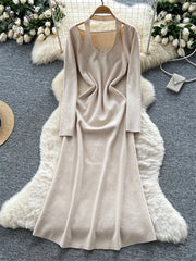 Senior Halter Knit Dress