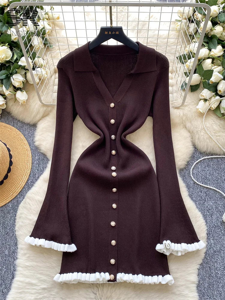 Autumn Sweet Basics Knit Dress