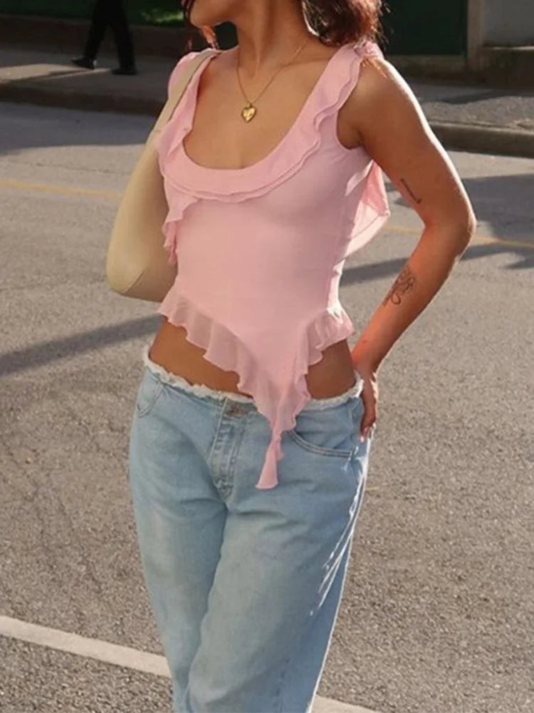 O-neck Sleeveless Tank Top