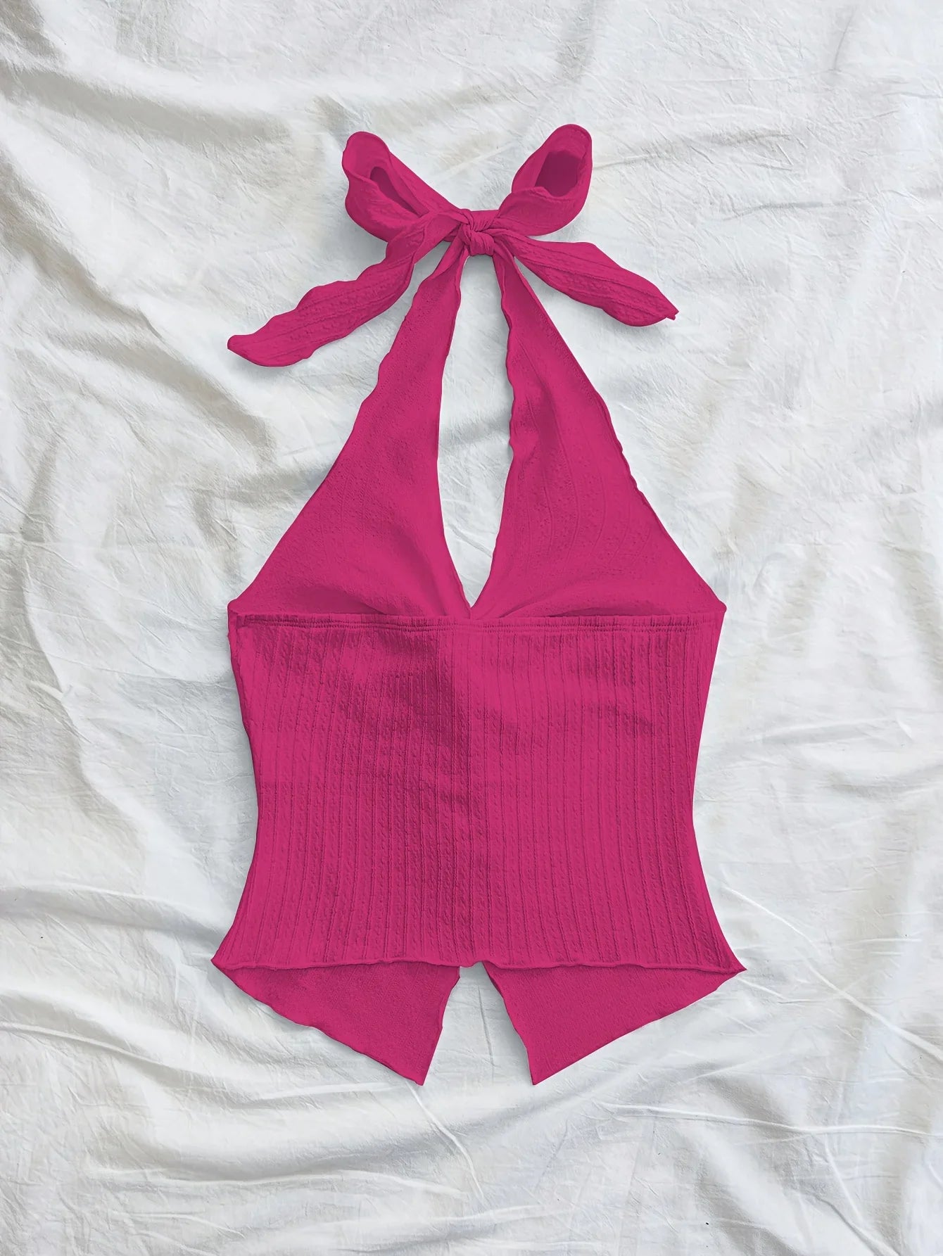 Suspender Twisted Backless Top