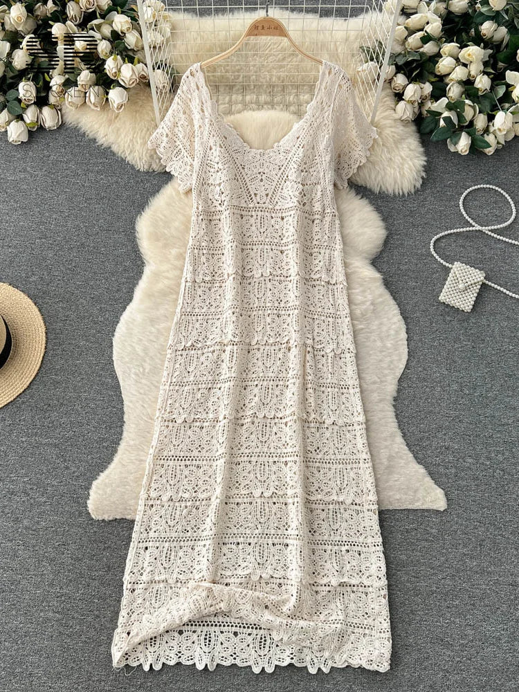 Loose Knit Long Dress