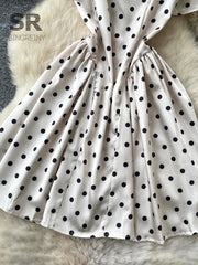 Polka Dot Stain Dress