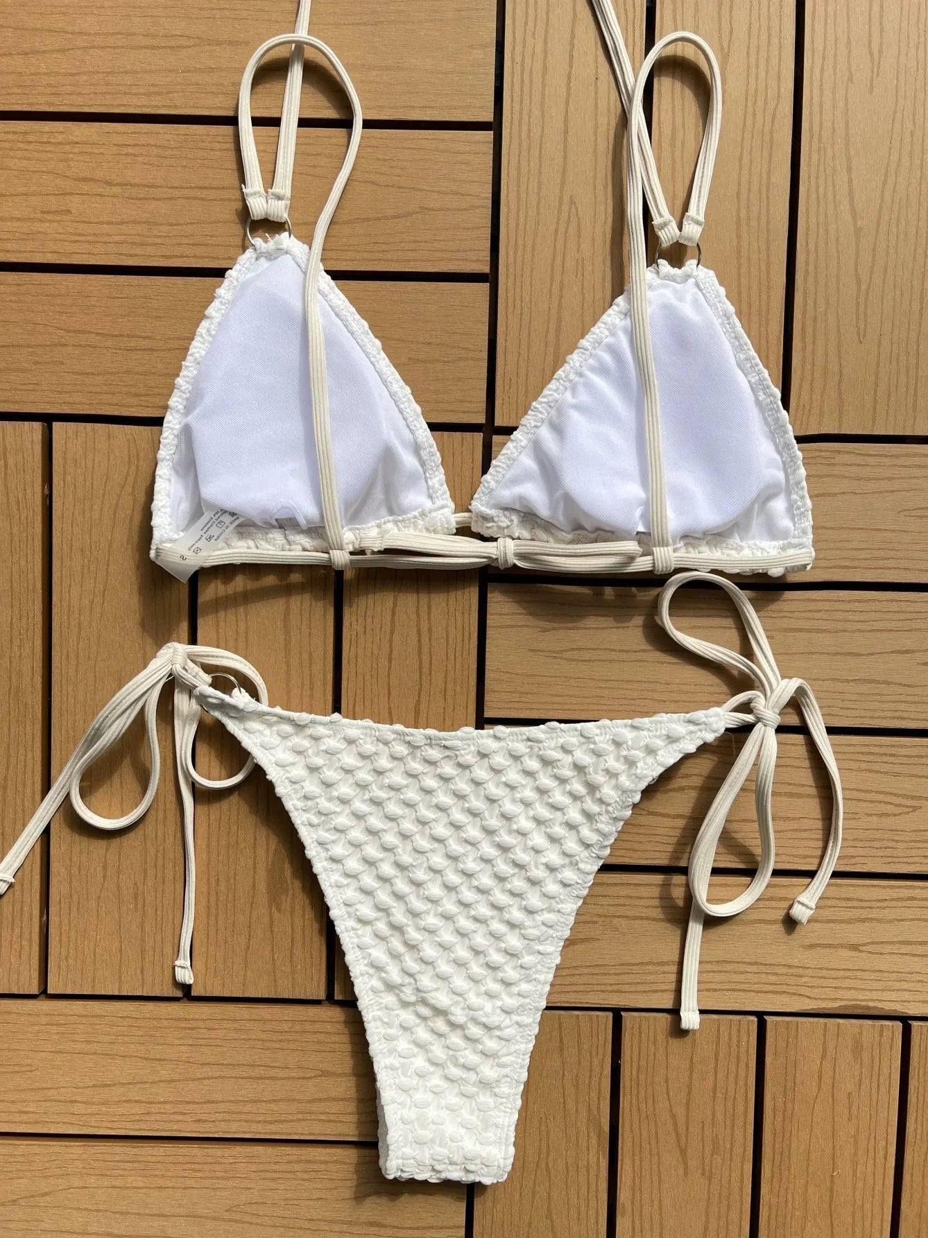 Sexy White Black Bikini