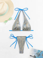 Shiny Purl Bikini Set