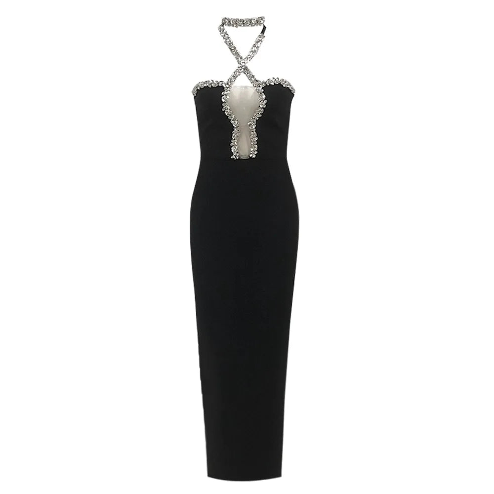 Sexy Mesh Patwork Bandage Dress