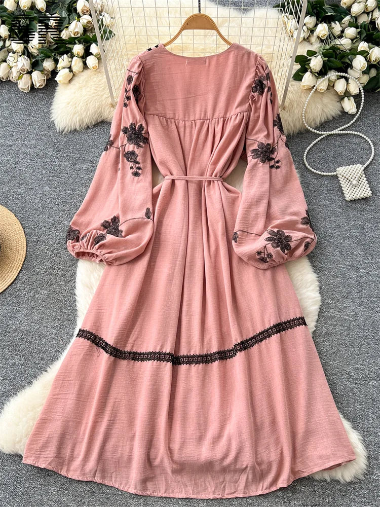Vintage Embroidered Dress