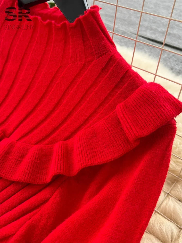 Stripe Knitted Dress