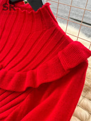 Stripe Knitted Dress