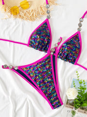 New Luxury Rhinestones Bikini Set